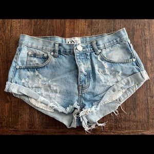 One Teaspoon Bandit shorts size 27